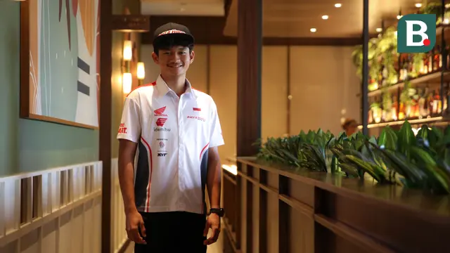 Pembalap Astra Honda Racing Team Fadillah Arbi Aditama