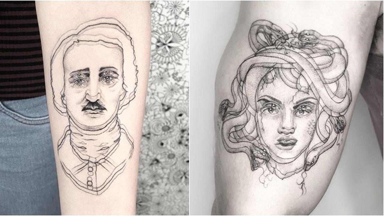 7 Karya Tato Anti-Mainstream Punya Ilusi Optik yang Bikin Pusing