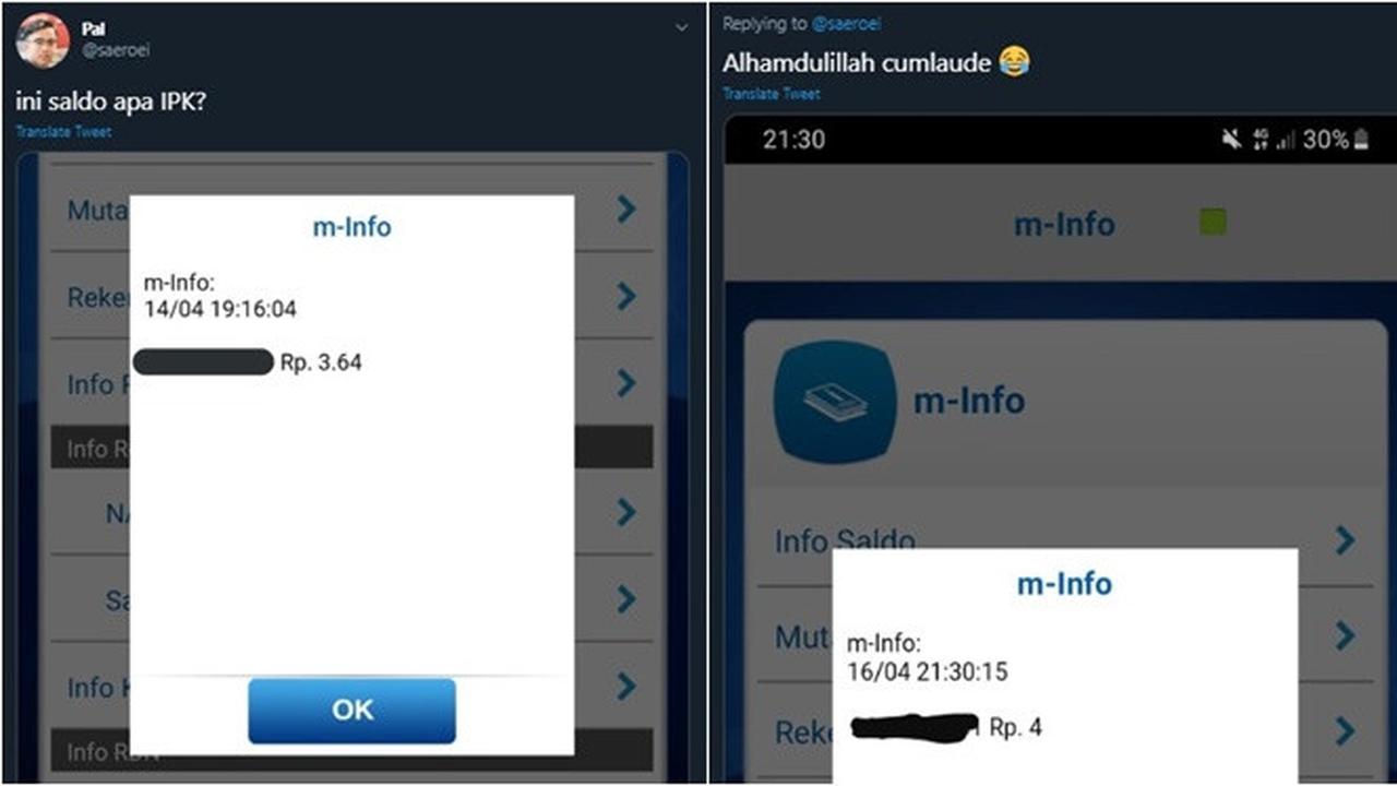 7 Cuitan Netizen Pamer Isi Saldo Ini Malah Bikin Ngakak