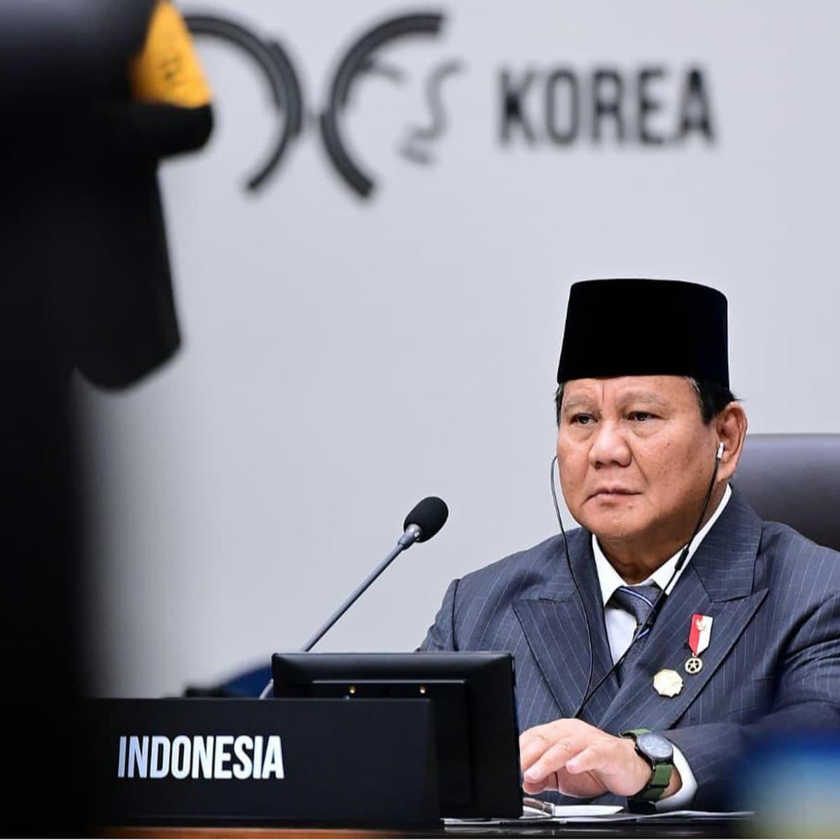 Prabowo di KTT APEC di Korsel