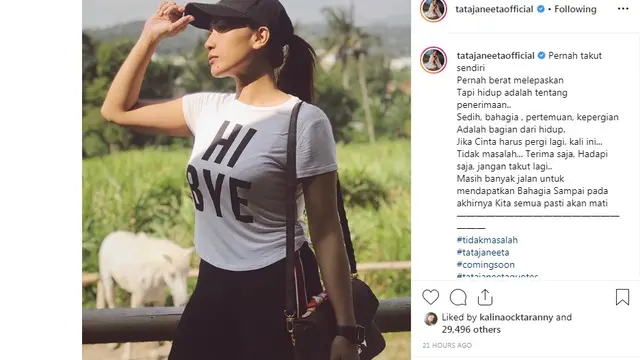 Tata Janeeta (Foto: Instagram/@tatajaneetaofficial)