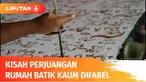 Terpuruk akibat pandemi Covid-19 tidak membuat para difabel Blora Mustika putus asa. Mereka tetap semangat membatik karena mereka yakin bisa bangkit dari pandemi jika mau berusaha.