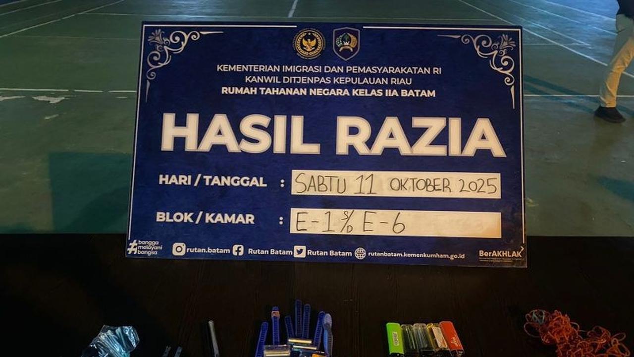 Tahukah Anda? Rutan Batam yang Overkapasitas Gencar Razia Demi Wujudkan Zero Halinar