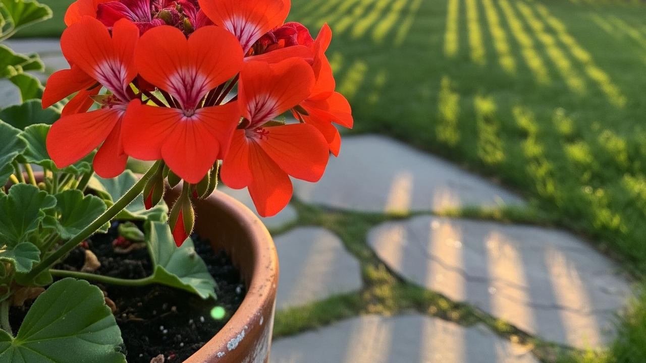 Bunga Geranium (Gemini AI)