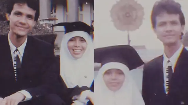 Ganjar Pranowo dan istrinta, Siti Atiqoh semasa masih kuliah di UGM