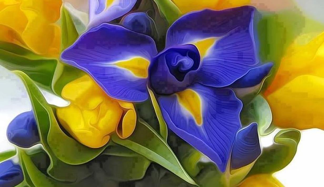 Bunga Berwarna Biru Alami Super Cantik dan Mengagumkan ...