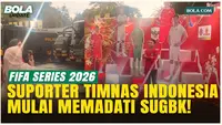 Menilik Situasi Jelang Timnas Indonesia Melawan Bulgaria, Cuaca Tak Patahkan Semangat Suporter