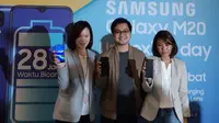 Galaxy M20 resmi meluncur di Indonesia. Liputan6.com/ Agustin Setyo Wardani