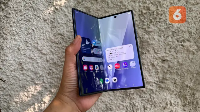 Samsung Galaxy Z Fold7. Liputan6.com/Iskandar