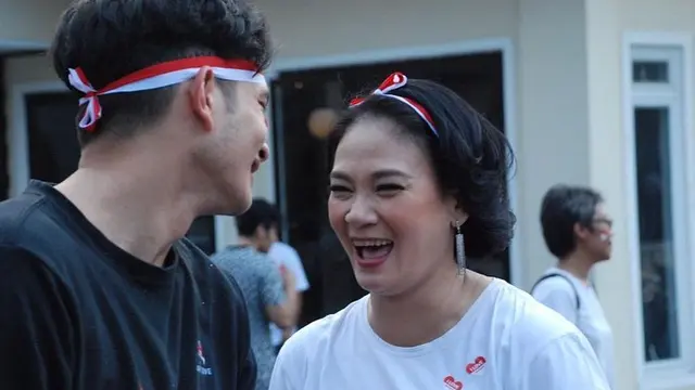 Lomba 17 Agustus di lokasi syuting Buku Harian Seorang Istri (Foto: Instagram kkambey)