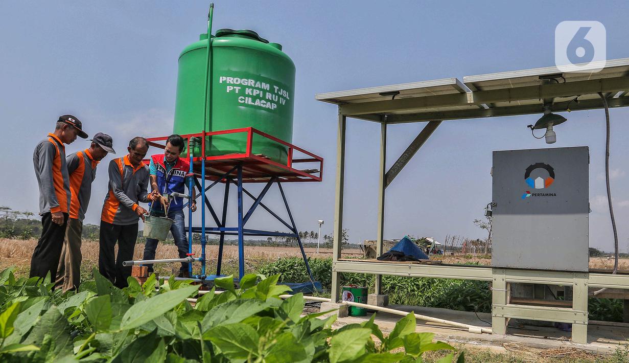 Program Desa Energi Berdikari ini digagas PT Kilang Pertamina Internasional (KPI) dalam kemandirian ekonomi berbasis energi bersih dan terbarukan. (Liputan6.com/Angga Yuniar)