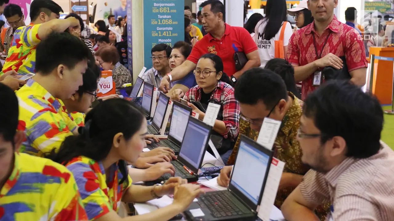 Berburu Tiket di GATF 2018, Pengunjung Ini Rela Datang Dini Hari