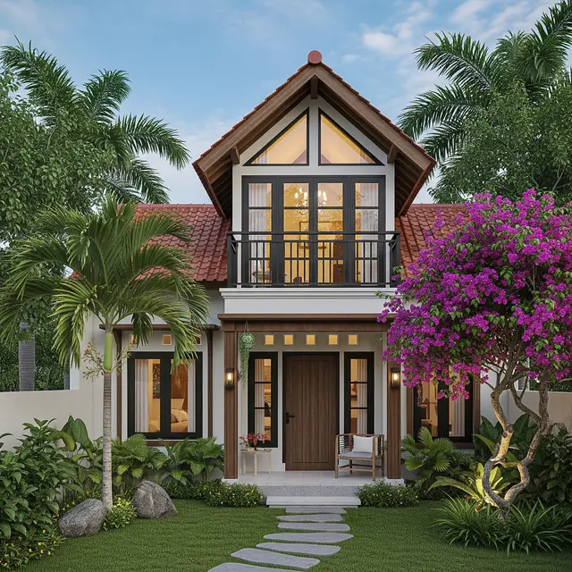 9 Model Rumah Mungil tapi Punya Loteng Multifungsi untuk Kerja, Solusi Lahan Terbatas