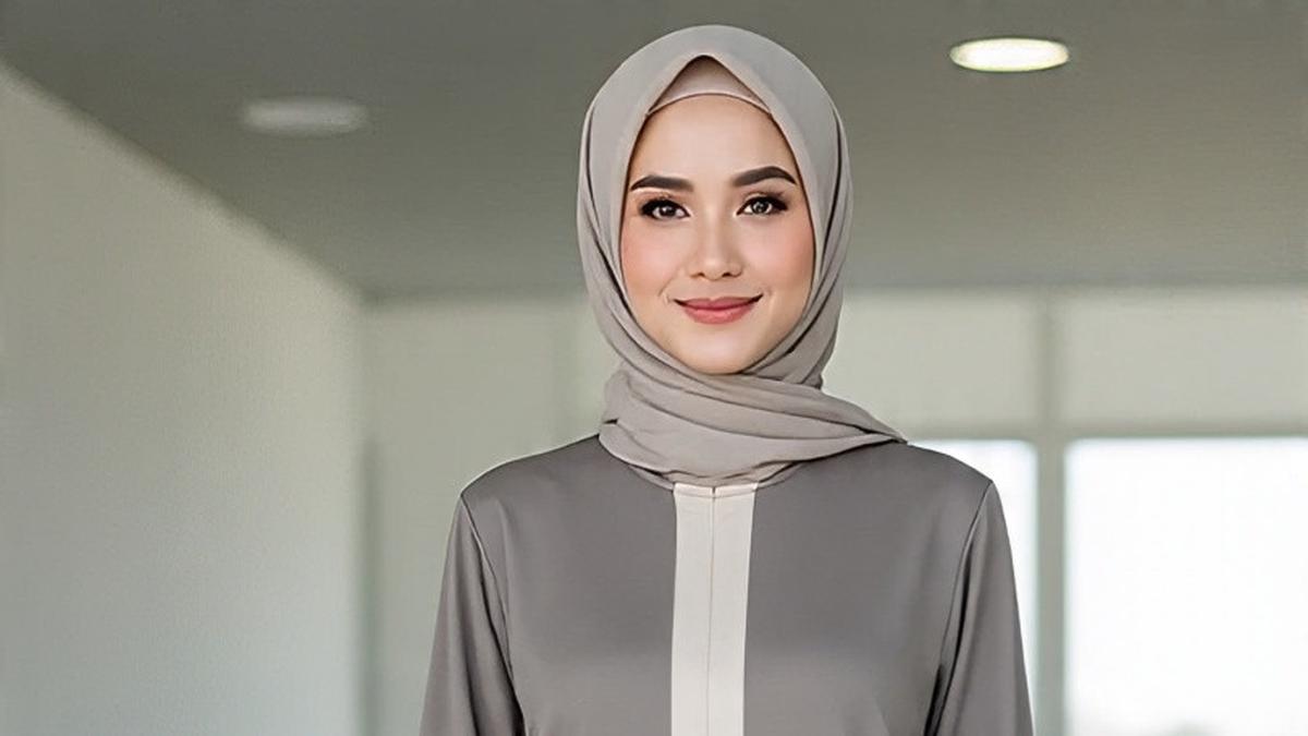 Rekomendasi 10 Gamis Monokrom Elegan Malam Hari, Pilihan Tepat untuk Tampil Anggun