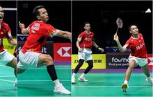 FOTO: Momen Tim Indonesia Putra Mulus Melangkah ke Final Piala Thomas 2024