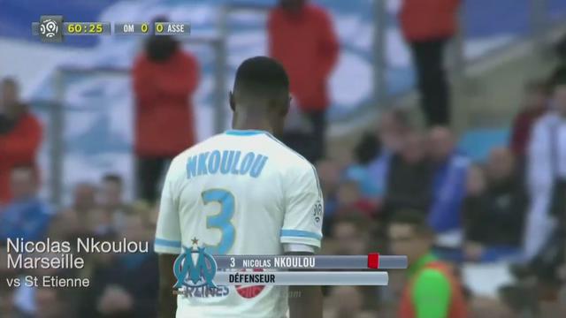 Tekel Brutal Nkoulou Berujung Kartu Merah