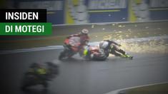 Berita video insiden maut Jorge Lorenzo yang ditabrak Cal Crutchlow pada free practice 1 MotoGP Jepang 2017.