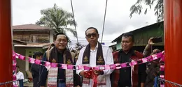 YPP resmikan jembatan ASA SCTV ke-35 di Tapanuli Utara. (YPP)
