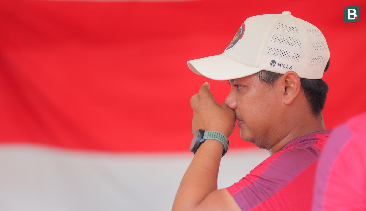 Prima Wisnu Wardhana dan Nurisa Dian Ashrifah berhasil unggul dari perwakilan Singapura dengan nilai 153-150 Indonesia di nomor Mixed Team Compound pada SEA Games Thailand 2025. (Bola.com/Bagaskara Lazuardi)