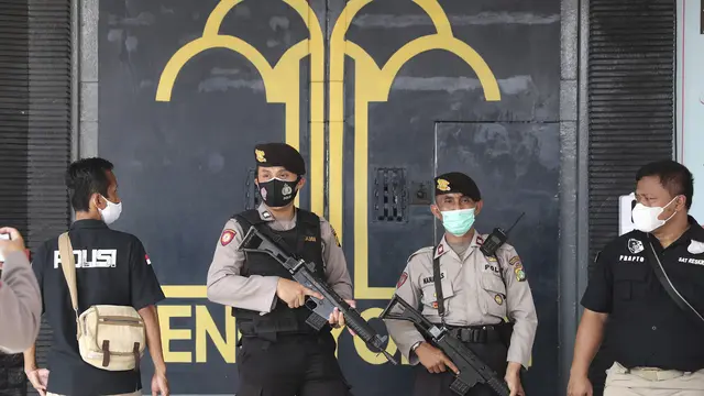 Penjagaan Ketat di Lapas Kelas I Tangerang Usai Kebakaran
