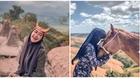 8 Momen Liburan Ria Ricis di Pulau Sumba, Seru Banget