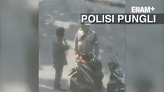 Satlantas Poresta Medan terekam video amatir saat melakukan pungli.