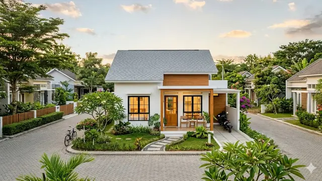 Model Rumah 1 Lantai Tipe 45