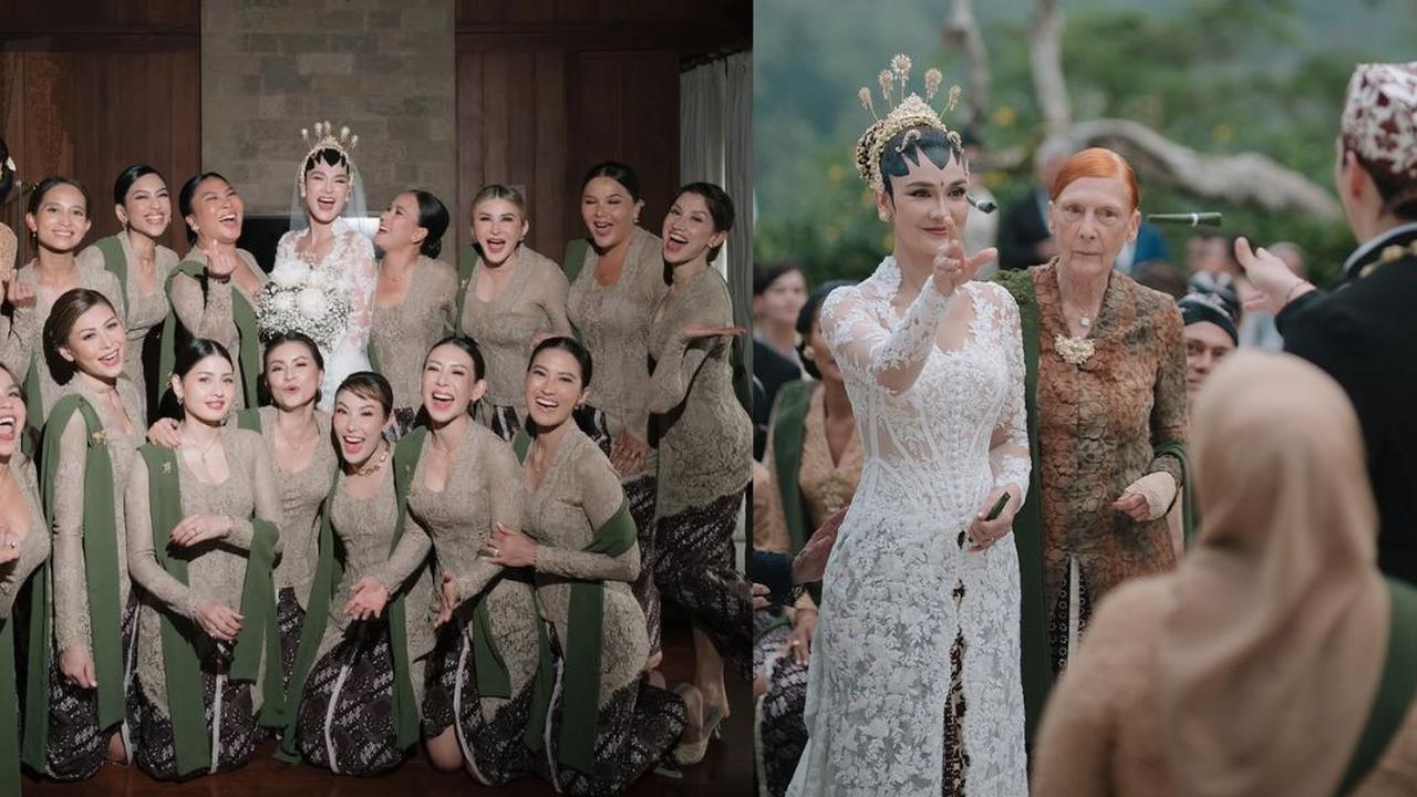 Potret Cantik Luna Maya Sebelum dan Setelah Make Up Akad Nikah, Bikin Terkesima