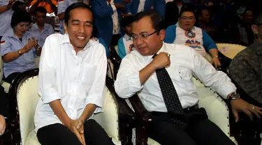 Jokowi hadiri HUT KPSI ke 41 disambut dengan antusias oleh para buruh