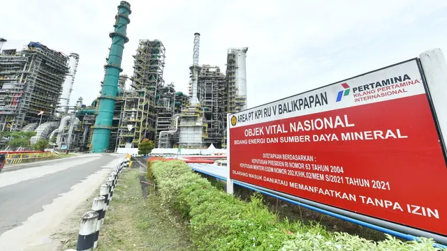Fasilitas Residual Fluid Catalytic Cracking (RFCC) Complex proyek Refinery Development Master Plan (RDMP) Balikpapan. (Dok Pertamina)