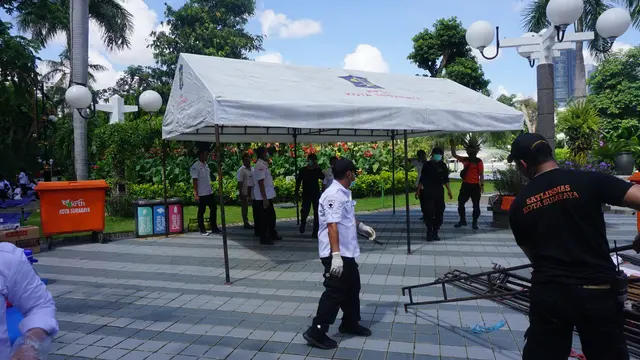 Dapur umum Pemkot Surabaya