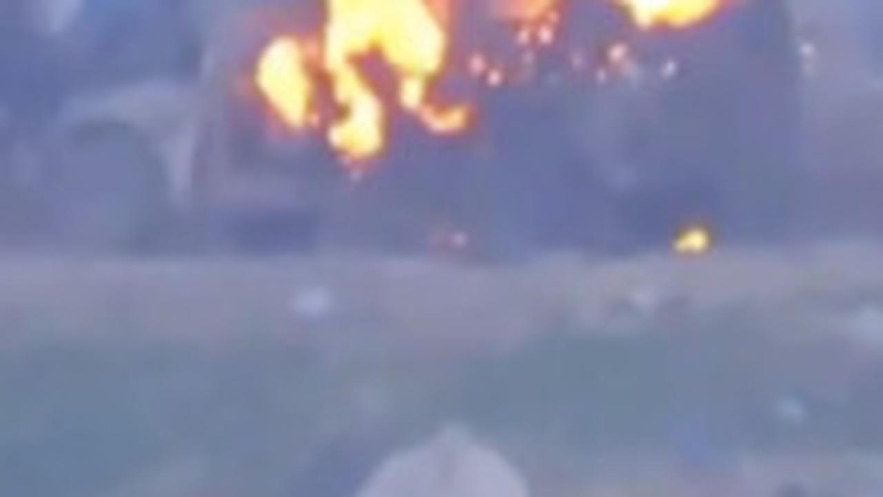 Detik-detik Konvoi Kendaraan Lapis Baja Israel Dirudal Brigade Al Qassam Hingga Hangus Terbakar, Tentara yang Selamat Lari Terbirit-birit