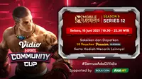 Link Live Streaming Vidio Community Cup Season 6 Mobile Legends Series 12 di Vidio malam Ini