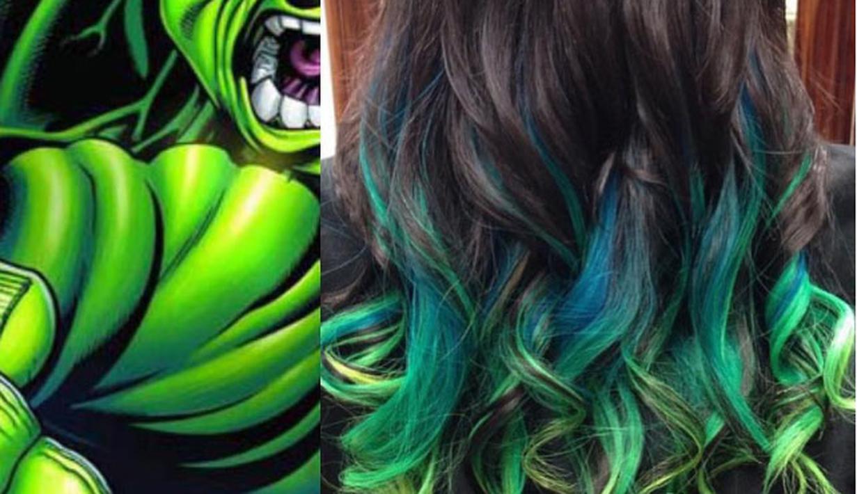  Unik  Warna  Rambut  Warna  Warni  Ini Mirip Berbagai Tokoh 