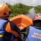 Tim Pencarian Basarnas Banjarmasin bersama gabungan temukan dua warga HST yang hilang sejak lima hari yang lalu di Sungai Buluh, Kabupaten HST Kalsel. (Liputan6.com/Istimewa)