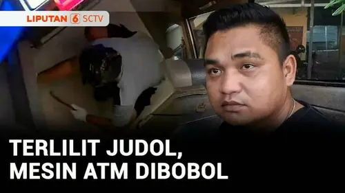 VIDEO: Pakai Peralatan Las, Pria Bobol Mesin ATM di Puskesmas karena Terlilit Utang Judol