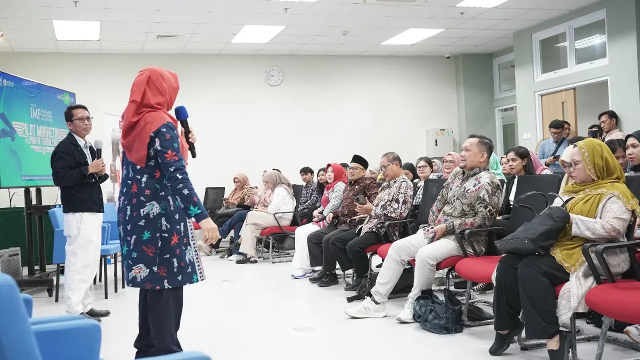 Kepala Subdirektorat Bina Keluarga Sakinah Kementerian Agama (Kemenag) Agus Suryo Suripto, mengajak mahasiswa menjadi agen pencegahan perkawinan anak. (Istimewa)