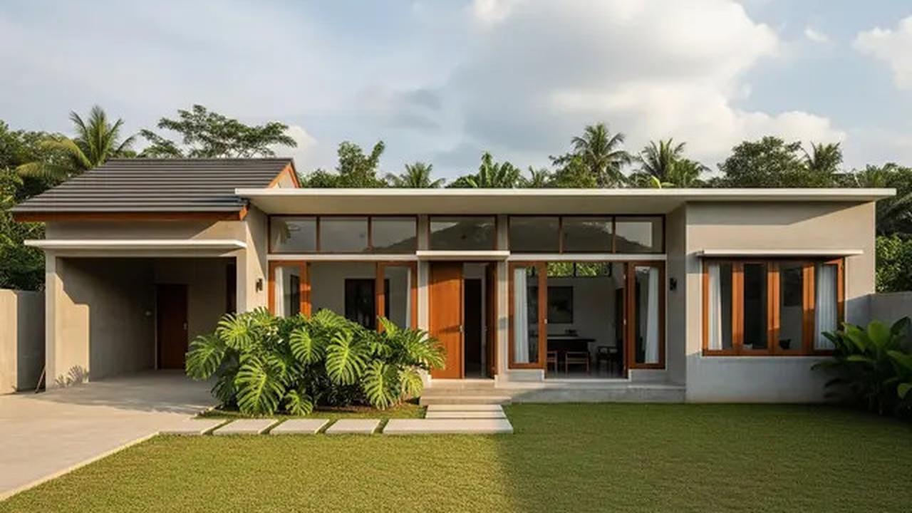 10 Ide Pekarangan Rumah Minimalis Tanpa Pagar yang Estetik di 2025, Fungsional dan Ramah Lingkungan