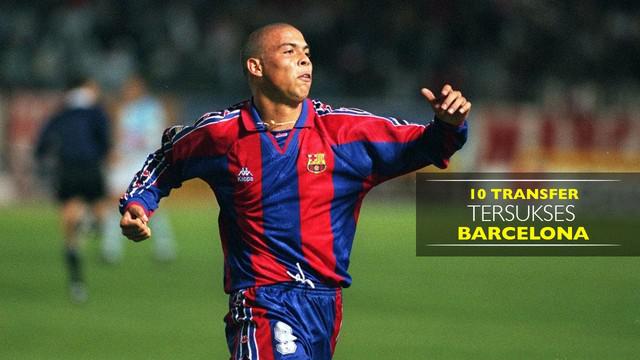 Berikut video 10 transfer tersukses dari Barcelona, mulai dari Hristo Stoichkov hingga Ronaldo Luis Da Lima.