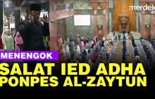 VIDEO: Menengok, Tata Cara Salat Iduladha di Ponpes Al-Zaytun
