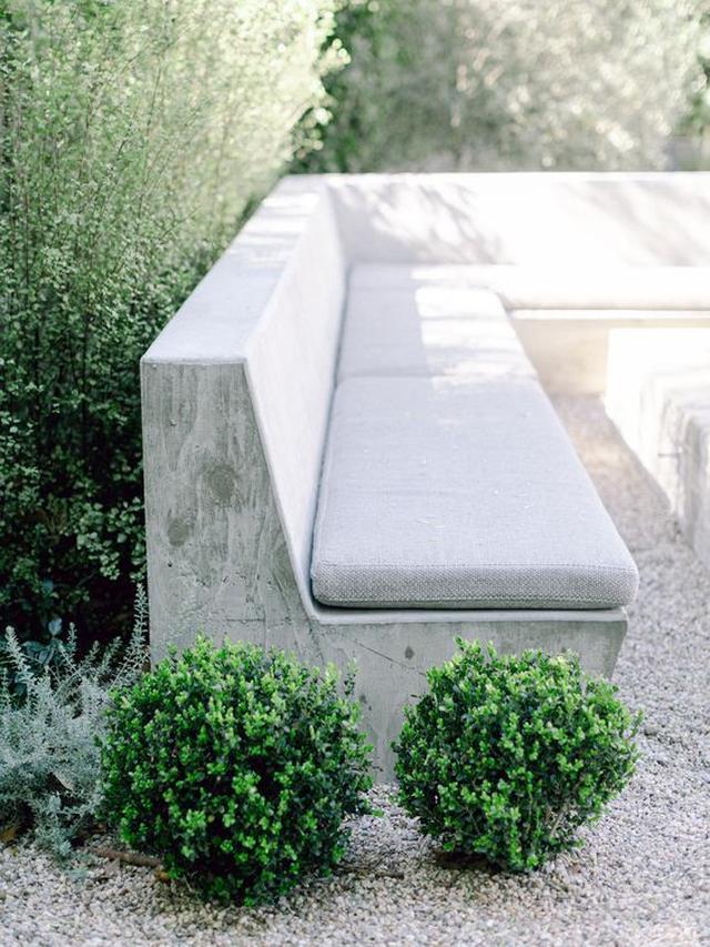7 Desain Bangku Beton Taman yang Estetik, Ciptakan Kesan Sederhana Tapi Mewah