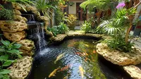 13 Jenis Batu Alam yang Aman untuk Kolam Koi, Tampilan Estetik dan Air Tetap Terjaga