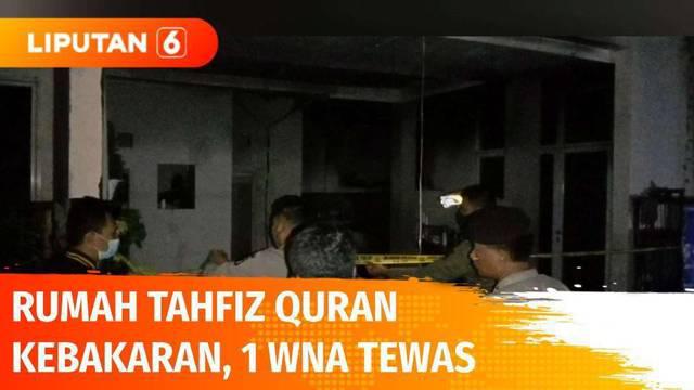 Dapur Rumah Tahfiz Quran An Nuur di Jatiasih hangus terbakar, diduga akibat tabung gas elpiji 3 kilogram bocor. Seorang santri asal Filipina tewas dalam kejadian.