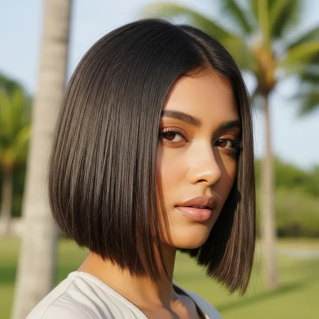 9 Model Rambut Italian Bob Praktis untuk Iklim Tropis