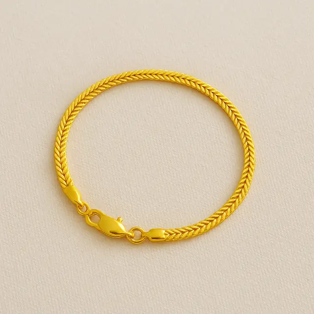 Model Gelang Lipan Emas 24 Karat Terbaru 2025