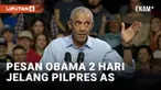 Dua hari menjelang Pemilu, mantan Presiden Barack Obama hadir dalam rapat umum di Milwaukee, meminta warga untuk menggunakan kesempatan terakhir pemungutan suara awal.