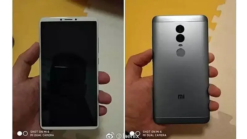 Bocoran foto Xiaomi Redmi Note 5