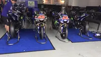 Pebalap Movistar Yamaha, Maverick Vinales, memposting jumlah motor yang akan dipakai pada tes privat di Sirkuit Sepang, Malaysia, 27-28 November 2017. (Twitter/Maverick Vinales)