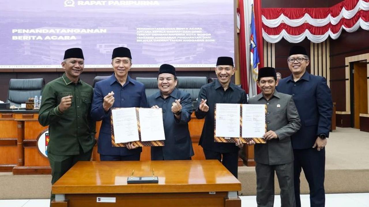 DPRD Ketok APBD 2026 Kota Bogor Rp3,1 Triliun, Prioritaskan Pembangunan Berkelanjutan