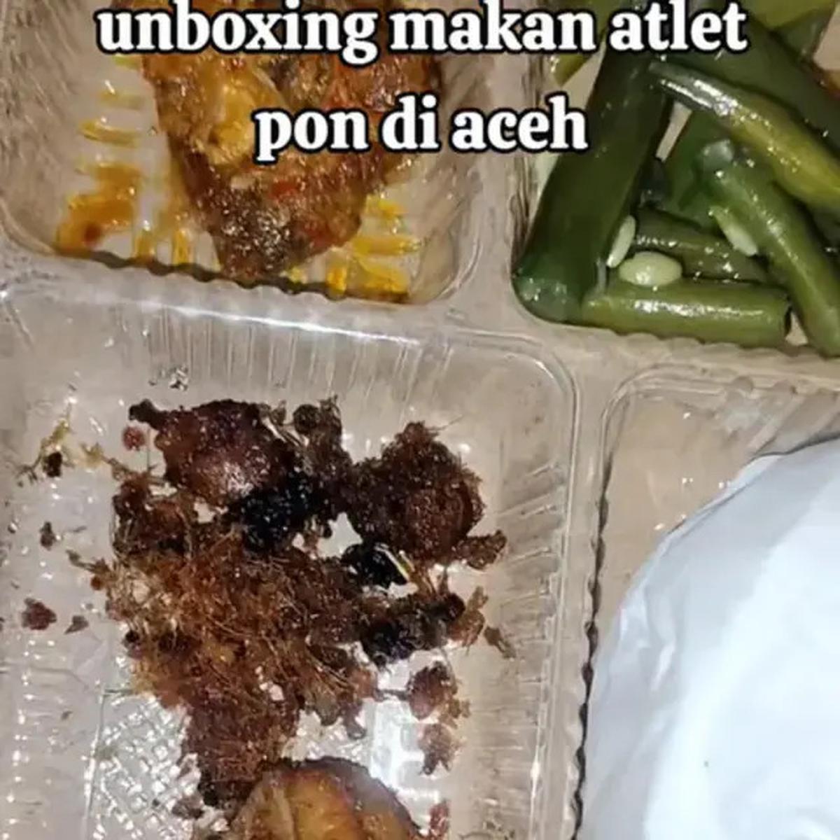 6 Potret Menu Makan Atlet PON XXI Aceh-Sumut, Budget Rp 50 Ribu tapi Prihatin